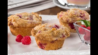 Raspberry Streusel Muffins [upl. by Eissen831]