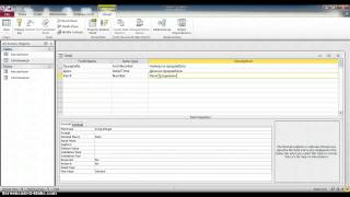 Създаване на таблица с MS Access [upl. by Ardra795]