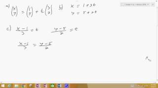 Vector parametric and cartesian equations [upl. by Attenat]