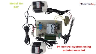 pH control system using arduino over IOT Engineering  electrical  electronic  project  diploma [upl. by Airamasor]