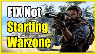 How to Fix Warzone Not Starting amp Launching on PC Fast Tutorial [upl. by Anileba]