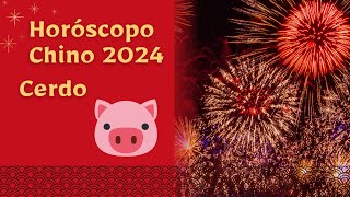 2024 HORÓSCOPO CHINO JABALÍ 🐷1923 1935 1947 1959 1971 1983 1995 2007 2019 y 2031 [upl. by Matrona]