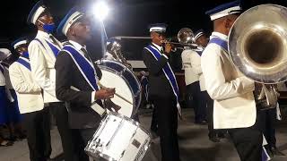 Bizana brass band arrives at Harding 2024 [upl. by Lyrem668]