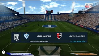 Vélez Sarsfield vs Newells Old Boys ● Copa de la liga Profesional 2024 ● PES 2021 [upl. by Hegarty762]