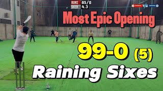 100 Runs in 5 Overs Explosive Power Hitting  Cricket Match Highlights  cricket indoorcric [upl. by Raffarty]