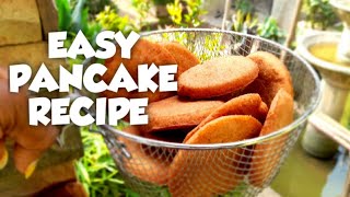 HOW TO MAKE PANCAKES  SIMPLE UGANDAN PANCAKE RECIPE KABALAGALA [upl. by Cinimmod]