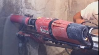 Hilti DD350 KOMPLETTE KERNBOHRUNG online VIDEO HD [upl. by Dearborn873]