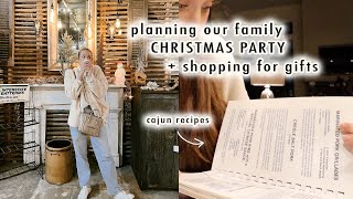 planning our family CHRISTMAS PARTY  shopping for gifts  VLOGMAS Day 20 [upl. by Ruff257]