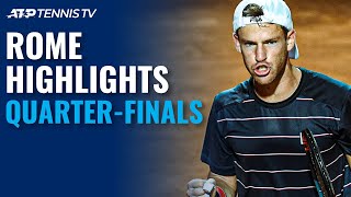 Schwartzman Shocks Nadal Djokovic Shapovalov Fight Through  Rome 2020 QuarterFinal Highlights [upl. by Raychel]