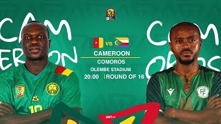 TotalEnergies AFCON 2021  Cameroon vs Comoros  Round of 16 [upl. by Narik]