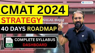 CMAT 2024 Strategy 40 Days Roadmap  Ronak Shah cmat2024 [upl. by Lleznod624]