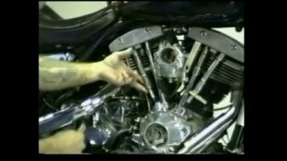 Harley ShovelHead pushrod adjustment [upl. by Oirasec]