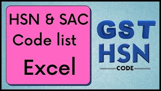 hsn code  HSN code for gst  hsn code list amp gst rate finder  hsn code list for gst in excel [upl. by Thia472]