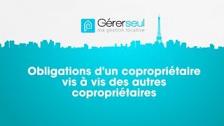 Copropriété  les droits et obligations des copropriétaires [upl. by Nierman]