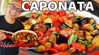 CAPONATA SICILIANA ricetta caponata di melanzane alla Siciliana [upl. by Thursby]