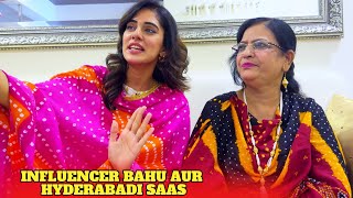 INFLUENCER BAHU VS HYDERABADI SAAS [upl. by Pihc]