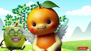 Cute Little Orange kids rhymes song [upl. by Dymoke]