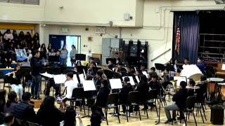 School Song Performed by WMS Beginning Band 3rd Period [upl. by Hcirdeirf458]