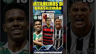 Artilharia do brasileirão está apertada brasileirão flamengo futebolbrasileiro futebol [upl. by Bohun]