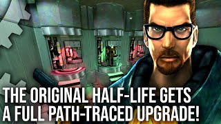 HalfLife A Full RTPathTraced Upgrade For The OG PC Classic Tested [upl. by Marl459]