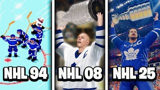 Rebuilding The Toronto Maple Leafs In Every NHL Game [upl. by Eglantine781]