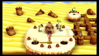 Super Mario Bros on the Switch LayerCake Desert level Tons of power ups available supermario [upl. by Enelrak211]