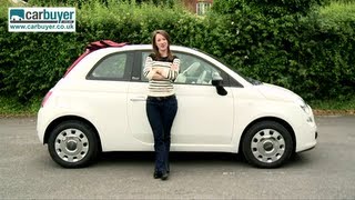 Fiat 500C convertible review  CarBuyer [upl. by Meaghan]