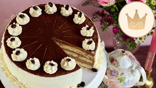 ESPRESSOSCHOKOSAHNETORTE 💝 SUPER Torte zum Geburtstag oder Valentinstag REZEPT VON SUGARPRINCESS [upl. by Karyn]