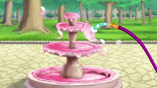 Bear Cleaning the fountain ⛲cartoonreels trendingshorts videoforkids funnyshorts [upl. by Ahsinyd]