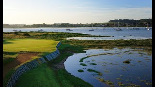 Royal West Norfolk Brancaster Course Flyover Guide High Tide Brancaster Now in 2k23 Golf [upl. by Doraj]