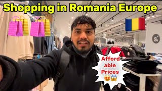 Shopping 🛍️ in Romania Europe 🇷🇴  Cheapest Clothing Brand in Romania 😍  Hindi Vlogs [upl. by Berkley]