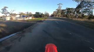 2014 crf450r top speed 152kph [upl. by Nilrem]