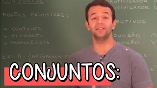 Conjuntos Noções Primitivas  Extensivo Matemática  Descomplica [upl. by Braswell]