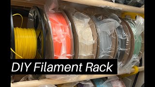 I Made a Filament Rack 3dprinting [upl. by Birkle]