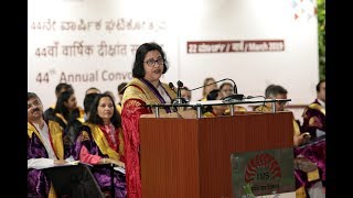 44th Convocation address by Smt Arundhati Bhattacharya Former Chair State Bank of India [upl. by Yttap]