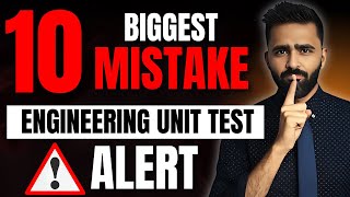 10 BIGGEST MISTAKE IN ENGINEERING UNIT TESTALL UNIVERSITYPRADEEP GIRI SIR [upl. by Harl]