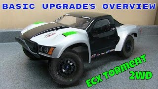 ECX Torment 2WD Basic Bashing SCT Complete Overview [upl. by Ardnuassac]