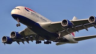 138 planes in 1 hour  London Heathrow LHR Plane spotting 🇬🇧 Watching airplanes Busy heavy traffic [upl. by Ger]