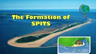 How Coastal Spits are formed  labelled diagram and explanation [upl. by Yarazed]