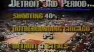 Pistons vs Bulls 1990 game 4 8 [upl. by Legnalos]