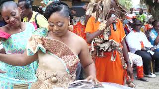 EXTRAIT MARIAGE COUTUMIER GABONAIS  COUPLE MEZUI [upl. by Ayisan]