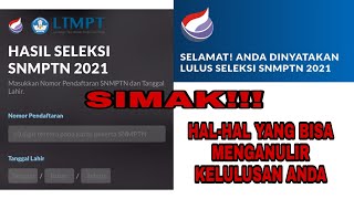 TUTORIAL CARA CEK HASIL SELEKSI SNMPTN 2021 [upl. by Sinclare]