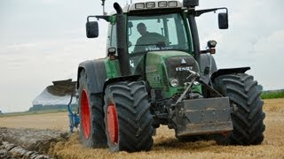 Ploegen Onland Ploughing Pflügen FENDT 820 Vario  Lemken Juwel 8 onland plough  Vrolijk Landouw [upl. by Ketchan715]