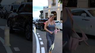 Gorgeous rich lady entering her RR at Hotel Paris billionaire monaco luxury trending lifestyle [upl. by Becker]