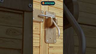 Wooden Door Latch with Hidden Pin Unlock [upl. by Arrat]