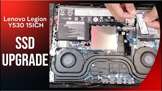 Lenovo Legion Y530 15ICH SSD Upgrade [upl. by Notslar]