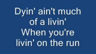 Jon Bon Jovi Dyin Aint Much Of Livin Lyrics [upl. by Leonor]