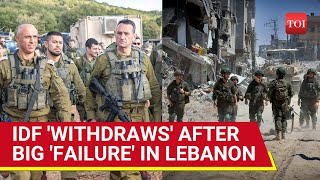 Israel Army Fails In Lebanon Withdraws Troops As Hezbollah Ambushes Get Lethal  Report [upl. by Jr]