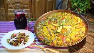 Paella de costillas con verduras  La Cocina de loli Domínguez Loli Domínguez [upl. by Alinoel897]