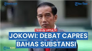 🔴 Presiden Jokowi Bahas Aturan Debat Terakhir Capres Bahas Hal Substansial untuk Negara [upl. by Atteloc]